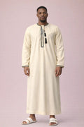 Qamis Prestige Beige Ma boutique
